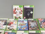 a lot of video games on the table together