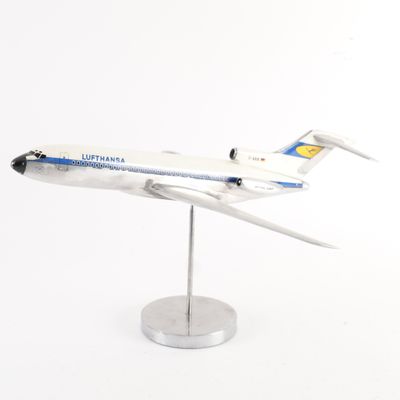AVION BOEING 727 LUFTHANSA Maquette d’agence fonte d’alumini…