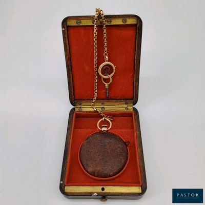 Montre de gousset Perrelet horloger du Roi à Paris en or jau…