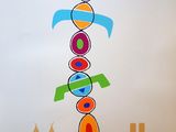 une affiche pour le Salon international d'art de Los Angeles, du 4 au 9 septembre 1980