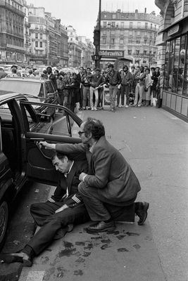 Photographie de TONY FRANK : " Claude BRASSEUR - Jean Luc GO…