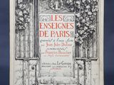 la couverture de la première édition de *Les Enseignes de Paris*