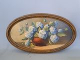 a picture of a painting of flowers in a vase