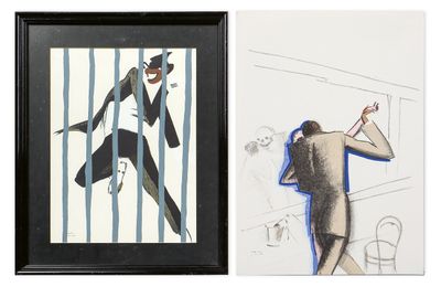 Paul COLIN (1892-1985) Le Tumulte Noir Lithographie en coule…