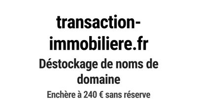Nom de domaine transaction-immobiliere.