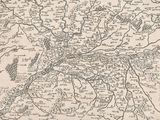 an old map of the city of london in the middle of the 19th century