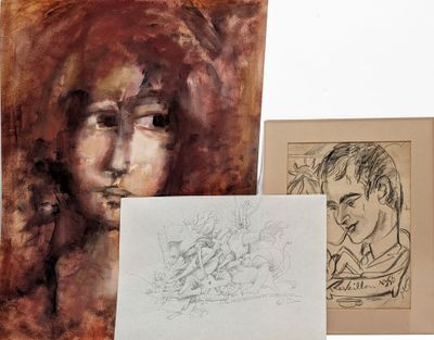 Deux dessins représentant une femme et un homme sont présentés côte à côte
