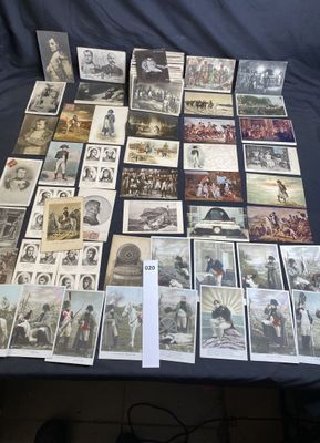 a lot of old photos on the table