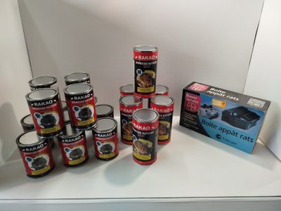 Lot de 18 - RAKAO BAYER JARDIN - Raticide Souricide et Poste…