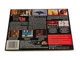 a back cover of a video game on a white surface