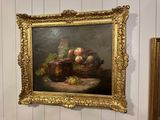 a picture of a painting on the wall of a room