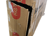 a cardboard box that has been cut open to reveal the inside of it