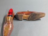 a pair of shoes that are sitting on a table