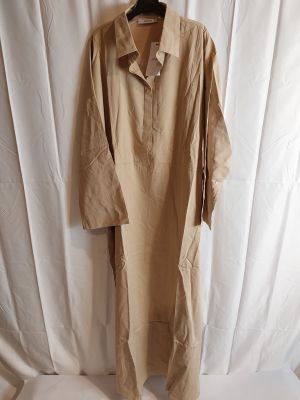 JENNAH - Robe longue coton - Beige - Taille 3 - Coupe ample …
