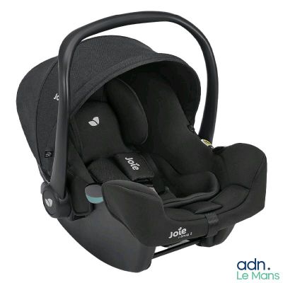 the baby car seat is in the shape of a baby car seat