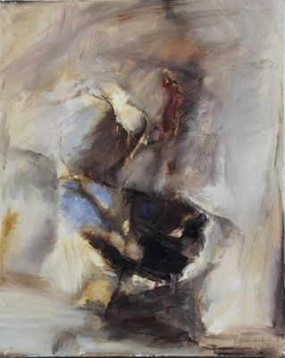 une image d'un tableau représentant une femme en robe blanche