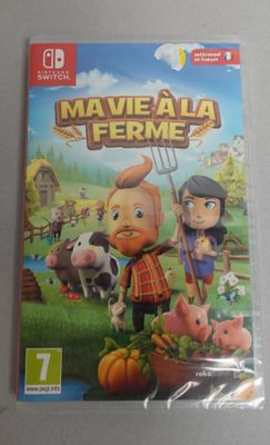 un jeu Nintendo Wii dont la jaquette représente une scène de ferme