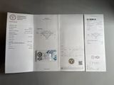 a white paper with a picture of a diamond on it