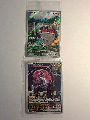 "COLLECTION-POKÉMON-CARTES : KORAIDON / MIRAIDON (lot de 2)