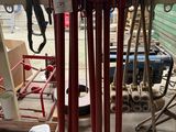 many different types of pipes in a garage