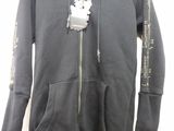 black hoodie with silver zippers on a mannequin mannequin mannequin mannequin mannequin mannequin mannequin manne