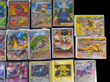 many different types of pokemon cards on the table