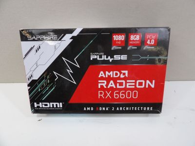 une boîte contenant une carte graphique AMD Radeon RX 6500