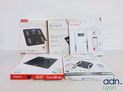 Lot de 5 pèse personne et impédancemètre connecté - TERRAILL…