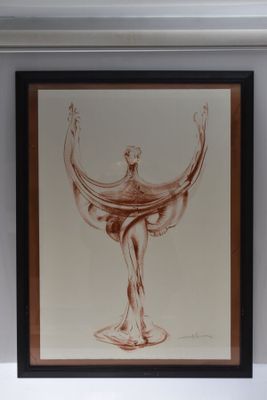 Bernard JOBIN (1945), "DEMETER", eau-forte, signée en bas à … - Photo 1