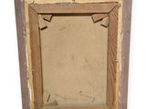 an old picture of a picture frame on a white background