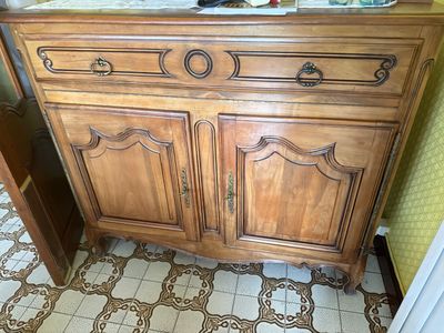 Buffet néo rustique en merisier