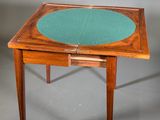 an image of a small table with a green top