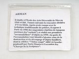 a sign on the wall that says arman