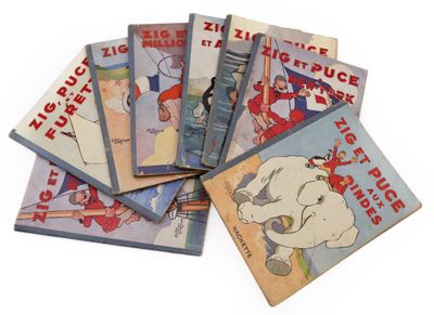 vols. Zig et Puce Saint Ogan Hachette tous EO