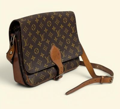 Sac à bandoulière Louis Vuitton en toile Monogram et cuir