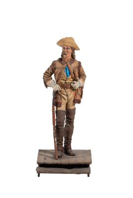 90 mm. Far-West. Buffalo Bill. Sur base Le Cimier.