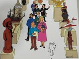 the cover of the book le muste imaginere de tintin