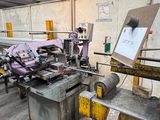a machine that is sitting inside of a building