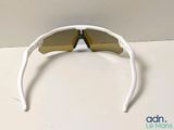 a close up of a pair of sunglasses on a table