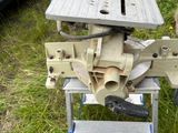 a small table that is sitting in the grass