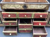 an image of a wooden chest of drawers with drawers
