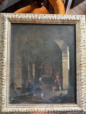 une image d'un tableau accroché au mur d'une pièce