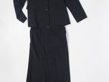 an image of a black suit and pants on a white background