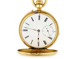 Montre de poche avec chiffres romains et chiffres romains sur le cadran