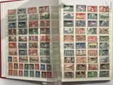 a book with a lot of stamps on it