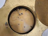 a clock that is sitting on top of a table