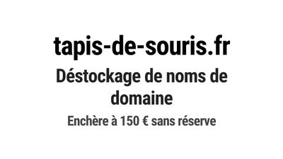 Nom de domaine tapis-de-souris.