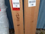 two boxes that are sitting on the ground next to each other