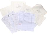 a lot of papers that are sitting on top of each other