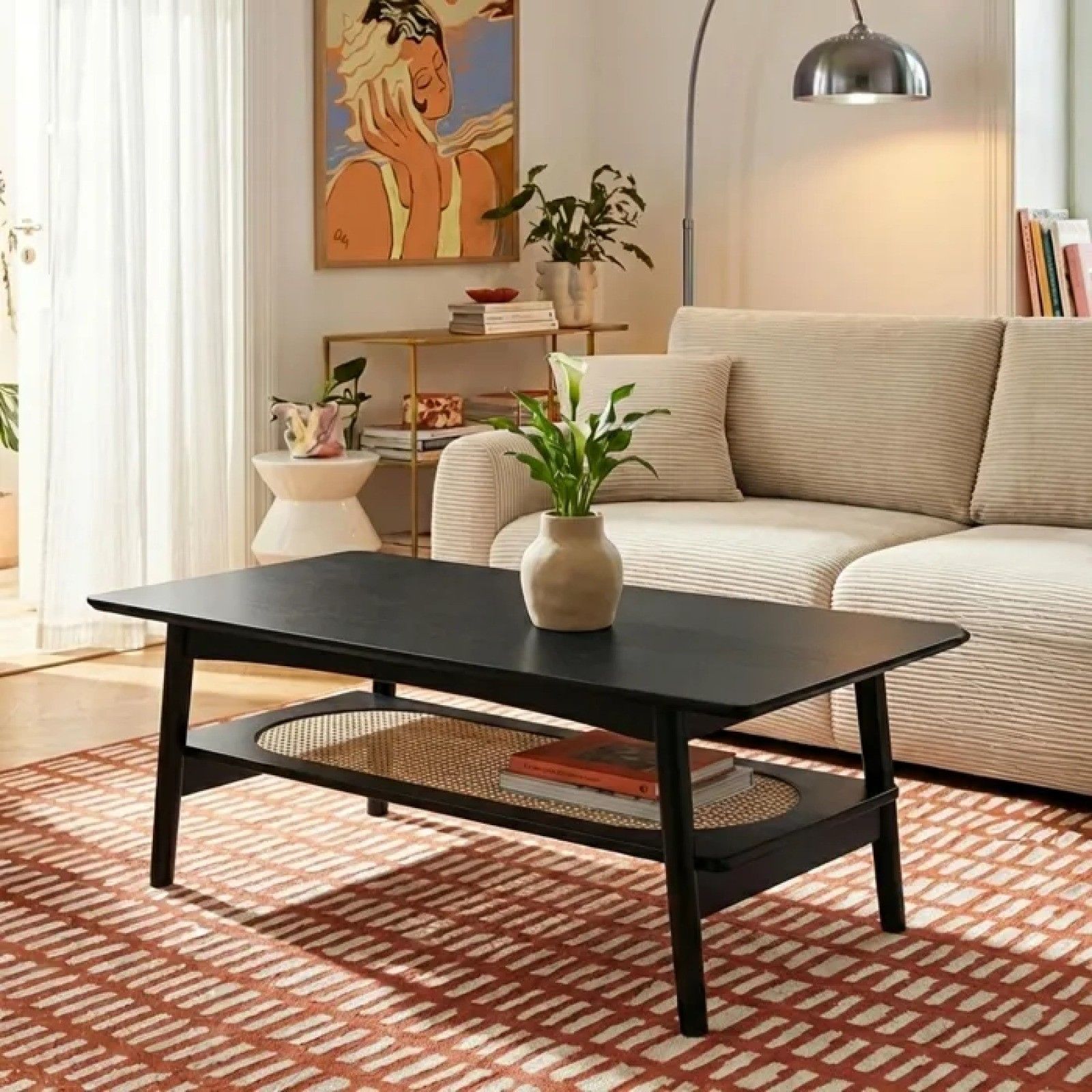 10798-355 / Table basse ANATOLE - BAITA - Structure en bois …